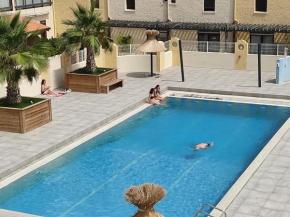 Gruissan - T2 Alcove 4/5 pers, Piscine, Parking, Proche plage - FR-1-796-61
